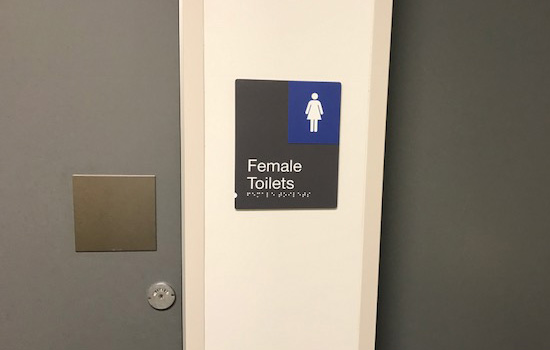Door Wall Braille Signs