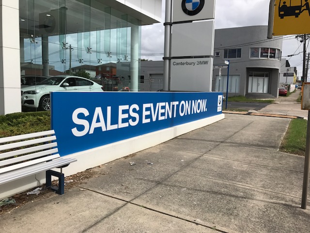 BMW Exterior Sign